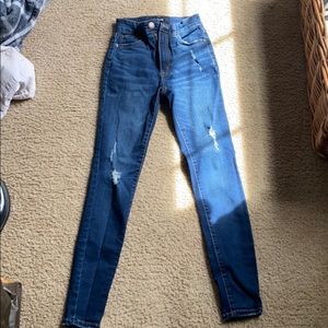 American eagle skinny jeans size 00